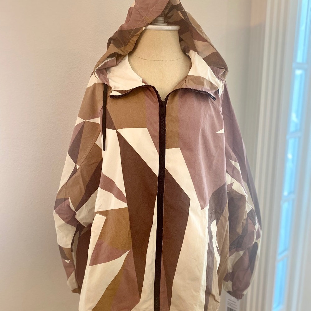 Women's Bernardo Eco Minded Recycled Windbreaker Jacket, Size M, WITH TAGS